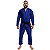 Kimono Jiu Jitsu Trançado Adulto Azul - Imagem 3