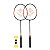 Kit Badminton 2 Raquetes e 2 Petecas Vollo - Imagem 2