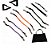 Kit Elástico Extensor Multifuncional Profissional - Imagem 3