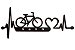 Porta chaves Bike Love Bicicleta - Imagem 2