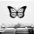 Borboleta Butterfly Escultura De Parede em madeira - Imagem 1