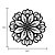 Quadro Decorativo Mandala Floral Em Madeira - Imagem 7