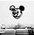 Escultura de parede Mickey geométrico em madeira - Imagem 1