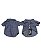 CAMISA PET PARA CACHORRO AZUL RISCADO - Imagem 1