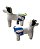 SUNGA PET PARA CACHORRO ( LISTRADO AZUL+BRANCO+VERDE ) - Imagem 4