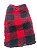 BLUSA PET XADREZ VERMELHO "SHERPA PELÚCIA"  PARA CACHORRO - Imagem 1