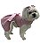 VESTIDO PARA CACHORRO GLAMOUR ROSA BEBE - Imagem 1