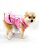 VESTIDO BABADO PET PARA CACHORRO ROSA CHICLETE - Imagem 1