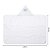 Toalhão de banho em soft c/ capuz bordado Raposa 1,05m X 85cm  1,05m X 85cm - Imagem 4