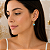 Brinco Banhado A Ouro Com Olho Grego Bijou Art - Imagem 5