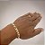 Pulseira Banhada A Ouro Elo 3x1 Maior Longo Grossa Bijou Art - Imagem 2