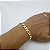 Pulseira Banhada A Ouro Elo 3x1 Maior Longo Grossa Bijou Art - Imagem 2