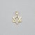 Pingente Banhado A Ouro  Estrela De Davi Bijou Art - Imagem 2