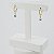 Brinco De Argola "Click" Com Olho Grego Bijou Art - Imagem 2