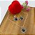 Conjunto De Prata Com Pedra Onix Bijou Art - Imagem 2