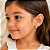 Brinco Infantil Pendurado De Flor Banhado A Prata Antialérgica Bijou Art - Imagem 2