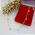 Pulseira Banhada A Ouro Infantil Elo 1x1 Com Strass Bijou Art - Imagem 3