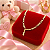 Pulseira Banhada A Ouro Infantil Elo 3x1 Com Figa Bijou Art - Imagem 3