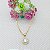 Pingente Banhado A Ouro Flor de Pedras Coloridas Bijou Art - Imagem 4