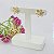 Brinco Fixo Banhado A Ouro De Flor Bijou Art - Imagem 3