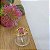 Anel Banhado a Ouro Com Pedra Retangular Bijou Art - Imagem 5