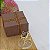 Anel Banhado a Ouro Com Pedra Colorida Quadrada Bijou Art - Imagem 4
