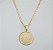 Pingente Banhado a Ouro Placa "Tudo Posso" Bijou Art - Imagem 4