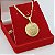 Pingente Banhado a Ouro Placa "Tudo Posso" Bijou Art - Imagem 2