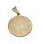 Pingente Banhado a Ouro Placa "Tudo Posso" Bijou Art - Imagem 3