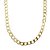 Corrente Banhada a Ouro Elo Curto Aberto 60 cm Bijou Art - Imagem 3