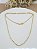 Corrente Banhada a Ouro 50 cm Elo Argola Bijou Art - Imagem 4