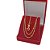 Corrente Banhada a Ouro 45 cm Elo Curto Detalhado Bijou Art - Imagem 2