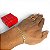 Pulseira Banhada a Ouro Elo Curto Bijou Art - Imagem 1