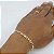 Pulseira Banhada a Ouro Elo Curto Bijou Art - Imagem 2