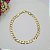 Pulseira Banhada a Ouro Elo Curto Bijou Art - Imagem 1