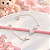 Pulseira Infantil De Prata Com Corações Lisos Bijou Art - Imagem 3