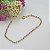 Pulseira Infantil Banhada a Ouro Com Pedras de Strass Bijou Art - Imagem 2