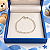 Pulseira Infantil Banhada a Prata Elo Carti Bijou Art - Imagem 4