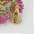 Pingente Banhado A Ouro De Nossa Senhora Aparecida Com Zircônia Dois Lados Bijou Art - Imagem 3