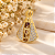 Pingente Banhado A Ouro De Nossa Senhora Aparecida Com Zircônia Dois Lados Bijou Art - Imagem 5