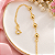 Pulseira infantil Banhada a Ouro Com Bolas Bijou Art - Imagem 3