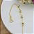 Pulseira infantil Banhada a Ouro Com Bolas Bijou Art - Imagem 3