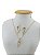 Conjunto Banhado a Ouro Com Pedras Bijou Art - Imagem 3