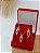 Conjunto Banhado a Ouro Com Pedras Bijou Art - Imagem 6