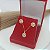 Conjunto Feminino Colar e Brinco Banhado a Ouro 18K Bijou Art - Imagem 1