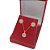 Conjunto Feminino Colar e Brinco Banhado a Ouro 18K Bijou Art - Imagem 3