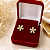 Brinco Banhado a Ouro De Flor Com Zircônia Bijou Art - Imagem 4