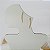 Brinco Banhado a Ouro Fixo De Pedras Bijou Art - Imagem 2