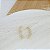 Brinco Banhado a Ouro Fixo Trabalhado Com Pedras Bijou Art - Imagem 2