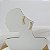 Brinco Banhado a Ouro Fixo Trabalhado Com Pedras Bijou Art - Imagem 4